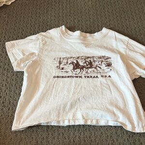 Kids White Graphic T-Shirt
